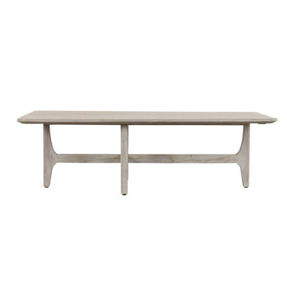 Gray Teak Wood Outdoor Coffee Table Dawn Outdoor Coffee Table Collection