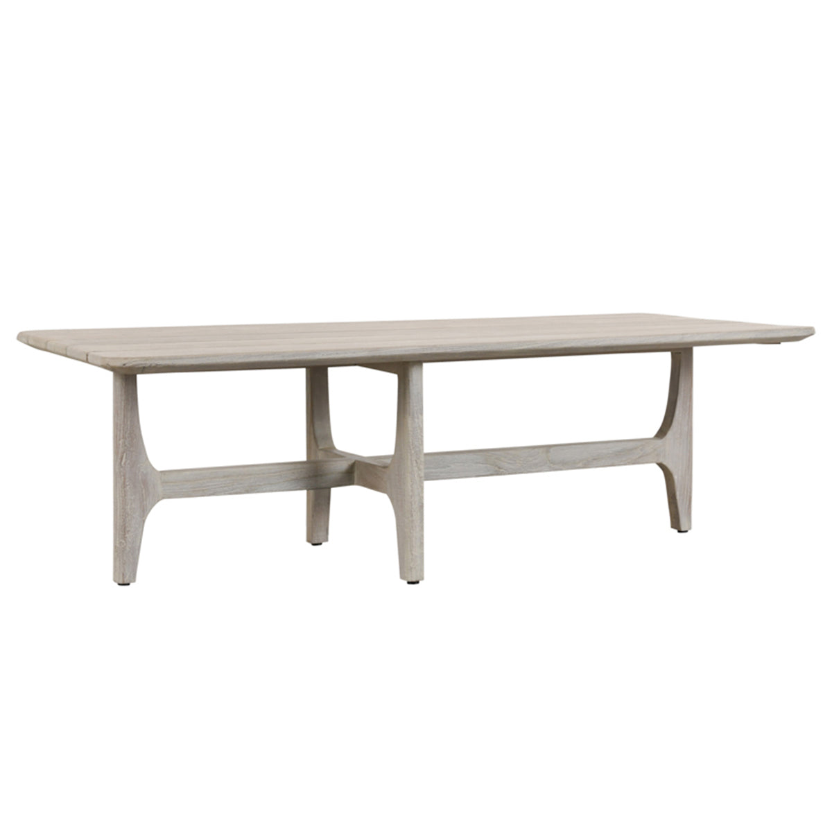 Gray Teak Wood Outdoor Coffee Table Dawn Outdoor Coffee Table Collection