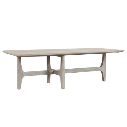 Gray Teak Wood Outdoor Coffee Table Dawn Outdoor Coffee Table Collection