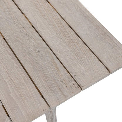 Gray Teak Wood Outdoor Coffee Table Dawn Outdoor Coffee Table Collection