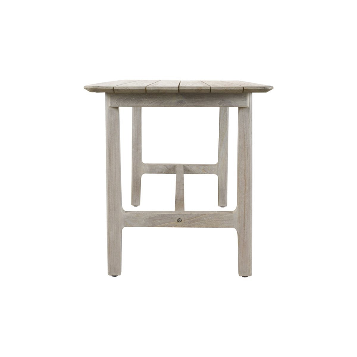 Gray Teak Wood Outdoor Bar & Counter Table Dawn Outdoor Counter Table Collection