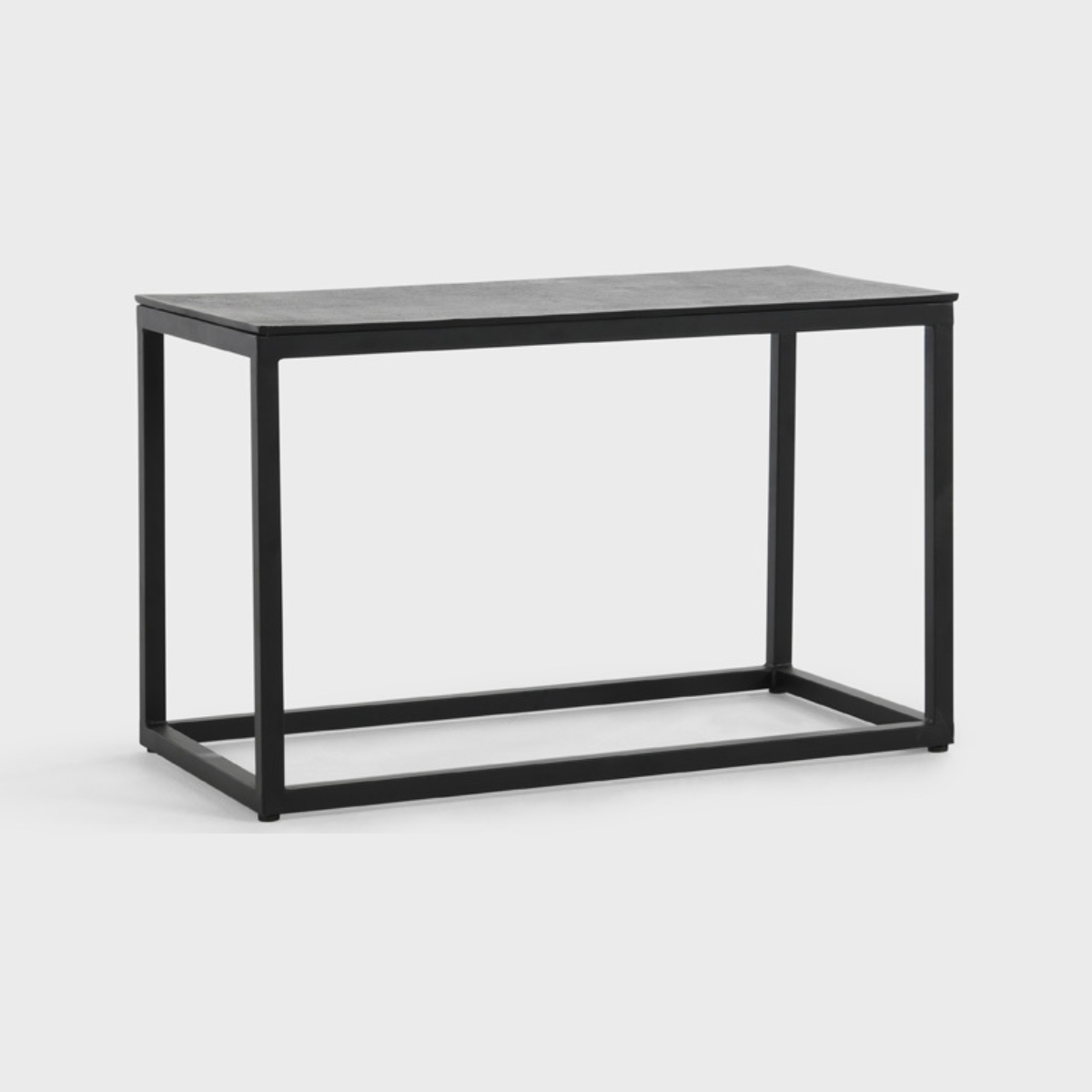 Dark Antique Cast Aluminum Coffee Table Buckley Coffee Table Set of 3 Collection