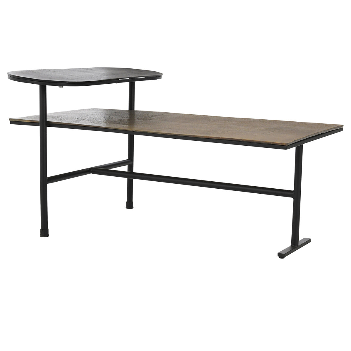 Dark Antique Both Cast Aluminium tops Coffee Table Wagner Coffee Table Collection