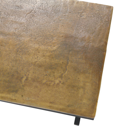 Dark Antique Both Cast Aluminium tops Coffee Table Wagner Coffee Table Collection
