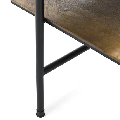 Dark Antique Both Cast Aluminium tops Coffee Table Wagner Coffee Table Collection