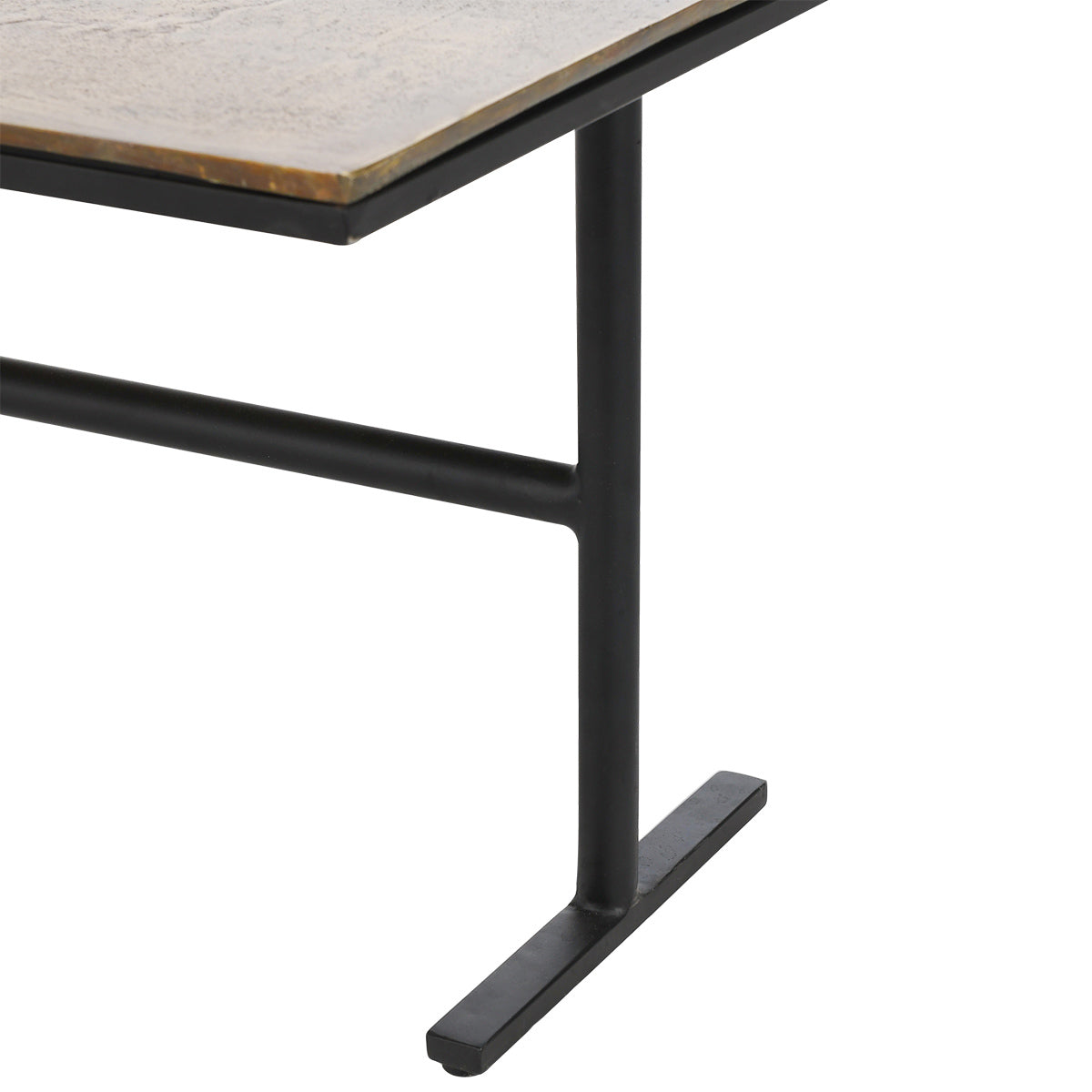 Dark Antique Both Cast Aluminium tops Coffee Table Wagner Coffee Table Collection