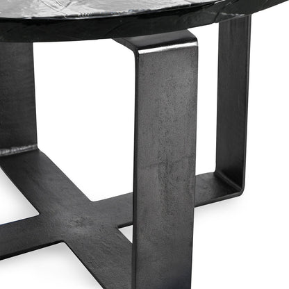 Dark Antique Cast Aluminum Coffee Table Keith Coffee Table Collection