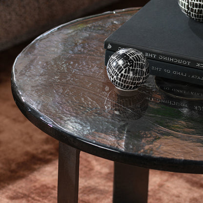 Dark Antique Cast Aluminum Coffee Table Keith Coffee Table Collection