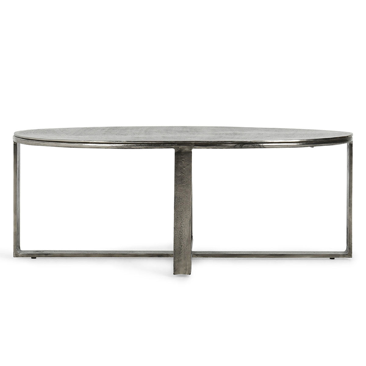 Nickel Antique Cast Aluminum Coffee Table Flores Coffee Table Collection