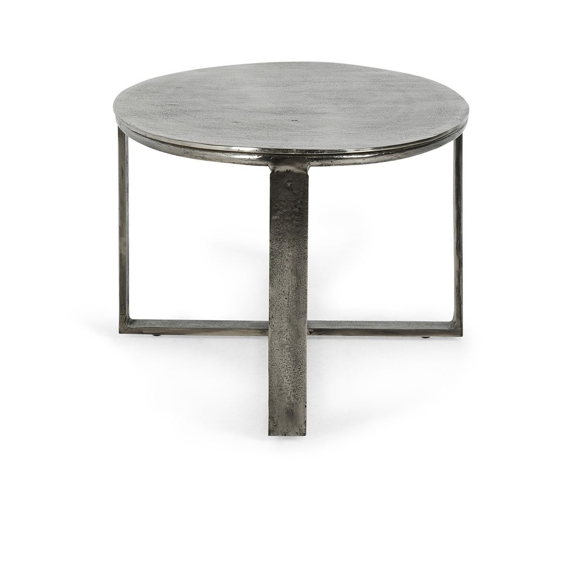 Nickel Antique Cast Aluminum Coffee Table Flores Coffee Table Collection