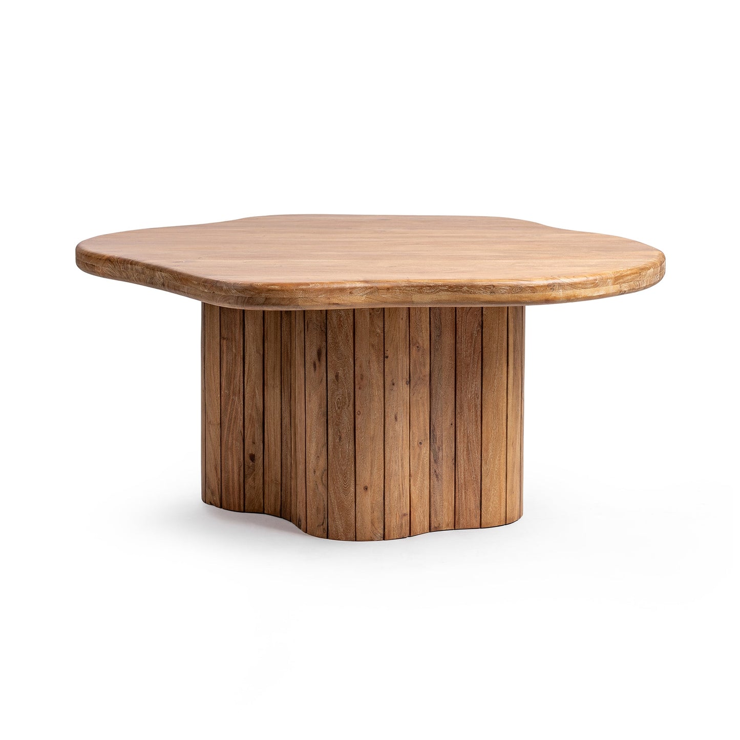 Golden Wheat Acacia Wood Dining Table Alvaro Dining Table Collection