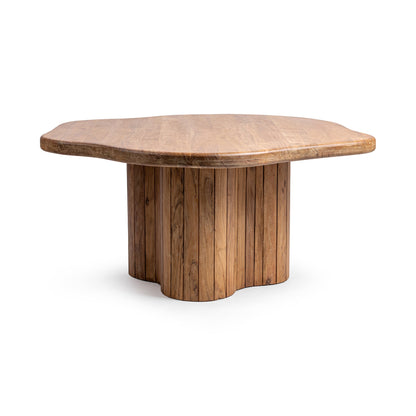 Golden Wheat Acacia Wood Dining Table Alvaro Dining Table Collection