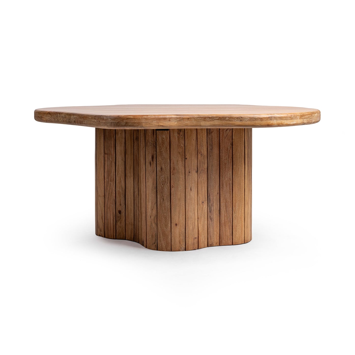 Golden Wheat Acacia Wood Dining Table Alvaro Dining Table Collection