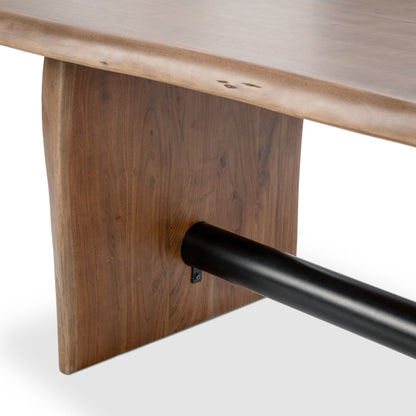 Acorn Brown Acacia Wood Dining Table Brinton Dining Table Collection