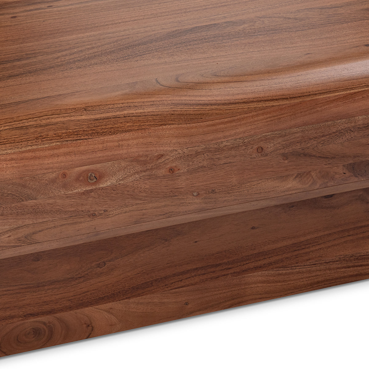 Acorn Brown Acacia Wood Coffee Table Craig Coffee Table Collection
