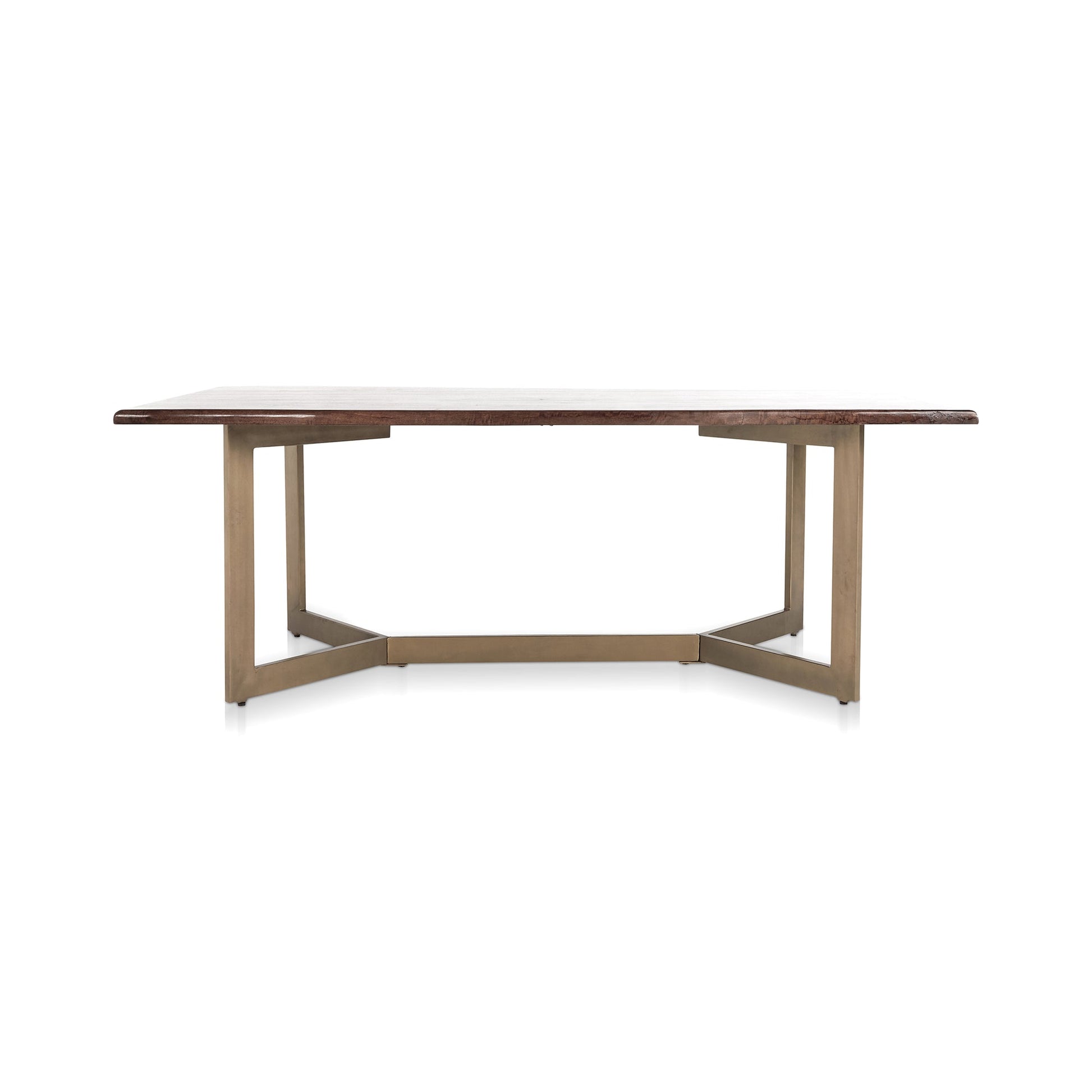 Bark Brown Mango Wood Dining Table Kade Dining Table Collection