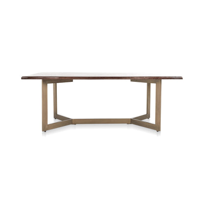 Bark Brown Mango Wood Dining Table Kade Dining Table Collection