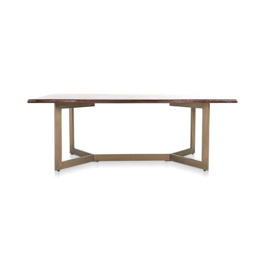 Bark Brown Mango Wood Dining Table Kade Dining Table Collection