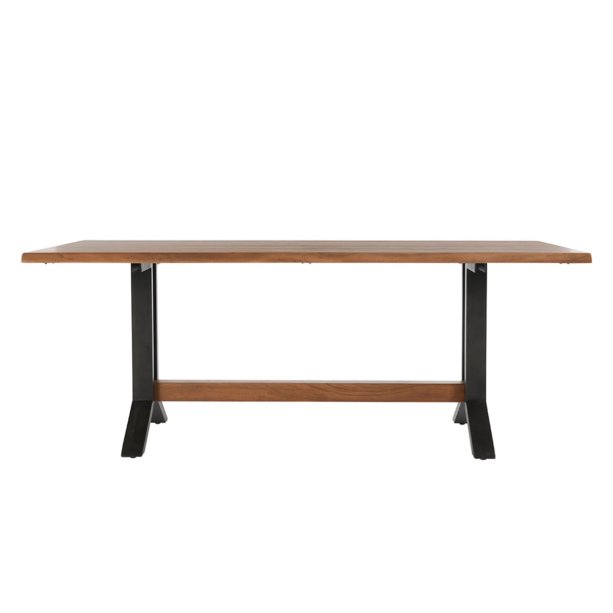 Amber Brown Acacia Wood Dining Table Bellamy Dining Table Collection