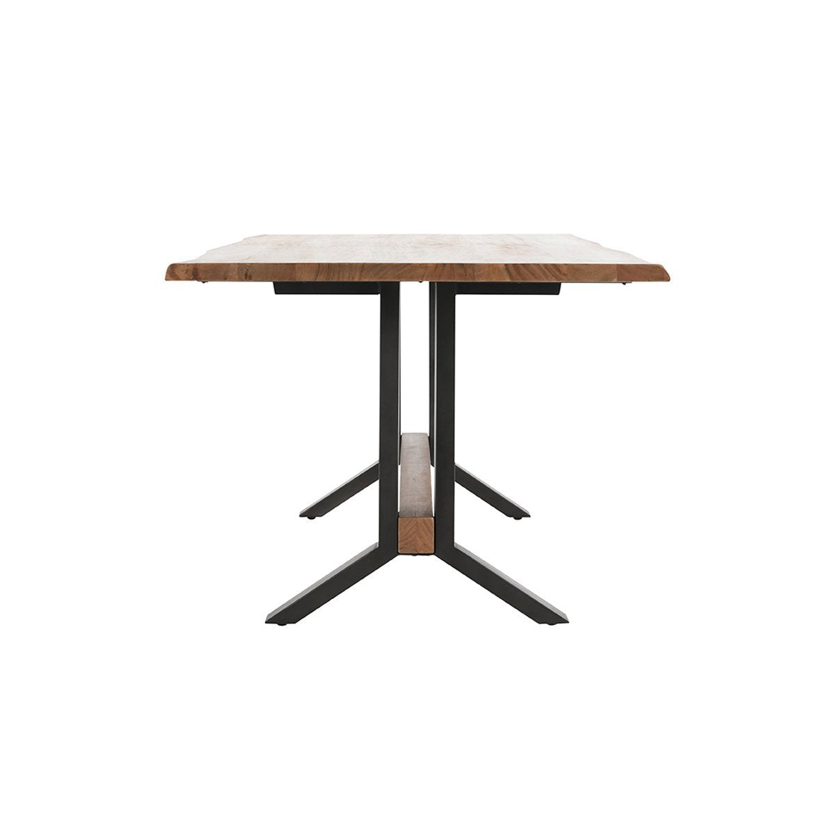 Amber Brown Acacia Wood Dining Table Bellamy Dining Table Collection