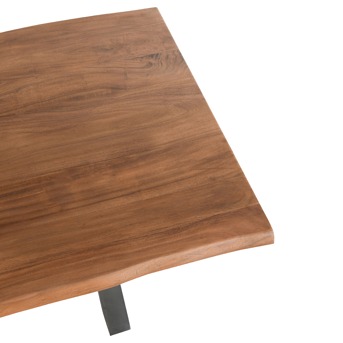Amber Brown Acacia Wood Dining Table Bellamy Dining Table Collection