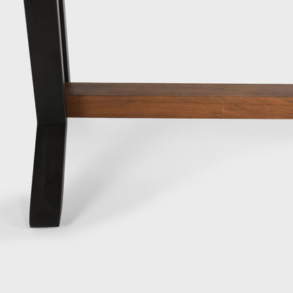 Amber Brown Acacia Wood Dining Table Bellamy Dining Table Collection