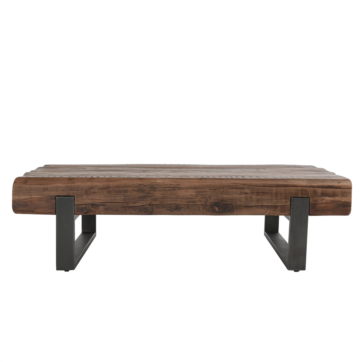 Rustic Brown Reclaimed Wood Coffee Table Duarte Coffee Table Collection