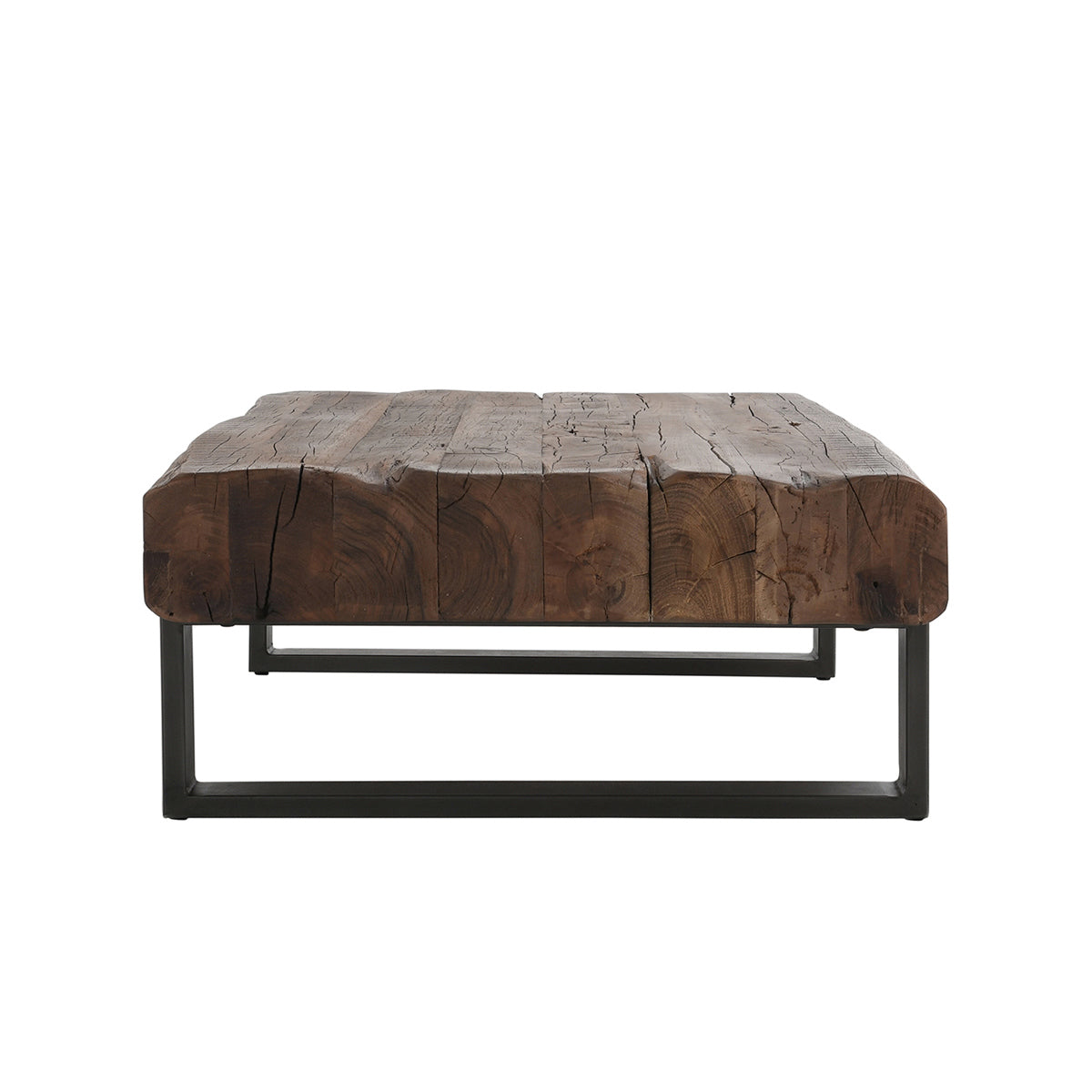 Rustic Brown Reclaimed Wood Coffee Table Duarte Coffee Table Collection