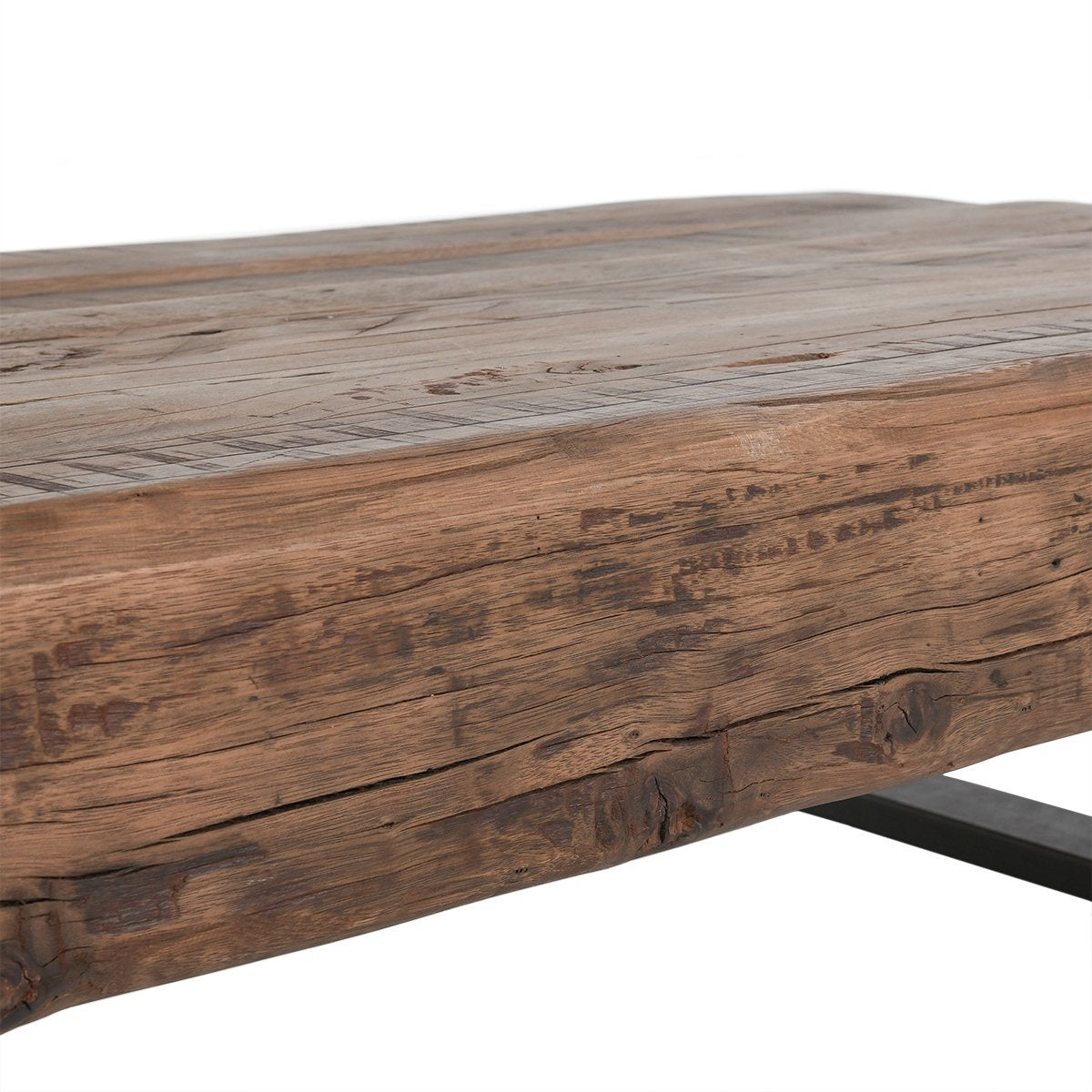 Rustic Brown Reclaimed Wood Coffee Table Duarte Coffee Table Collection