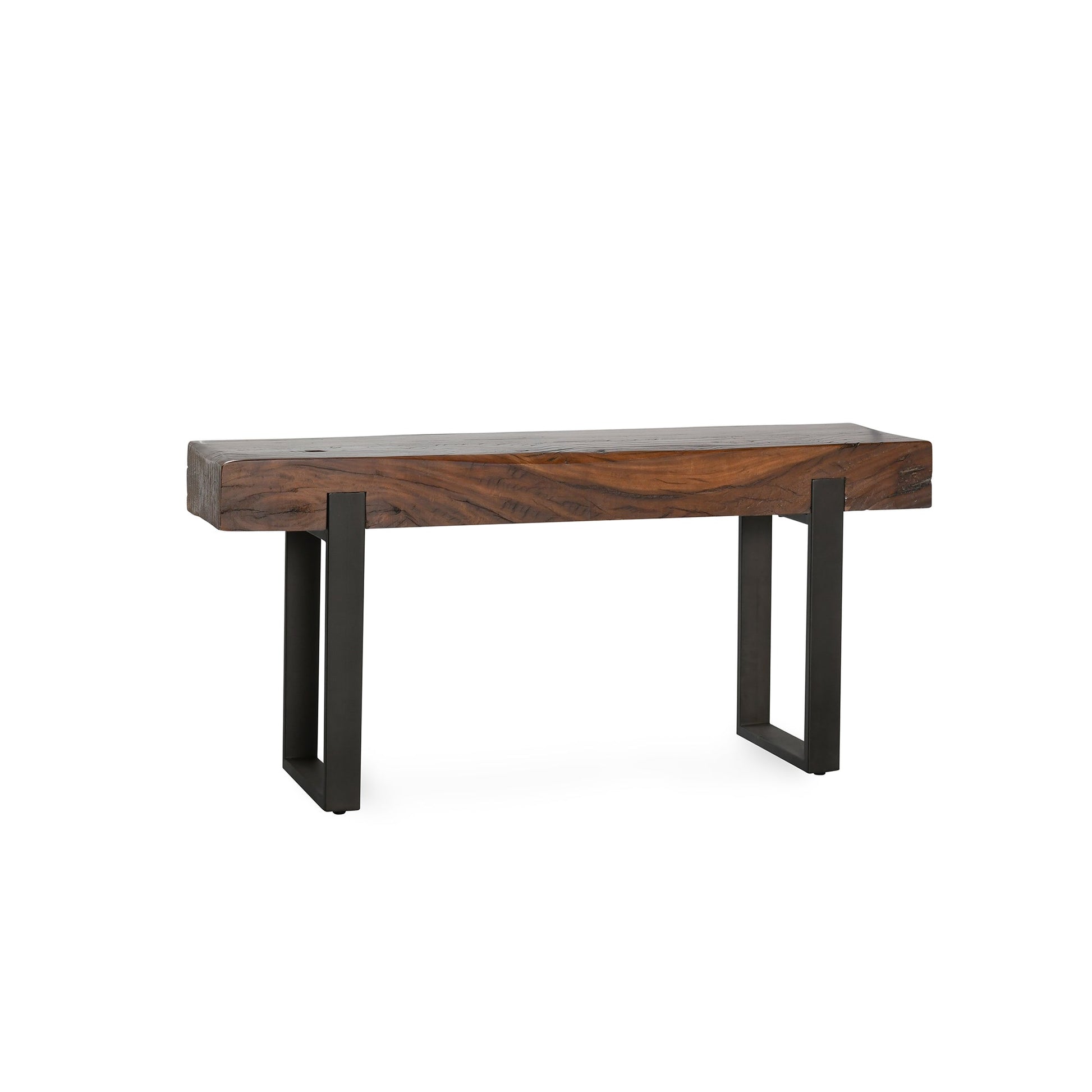 Rustic Brown Reclaimed Wood Console Table Duarte Console Table Collection