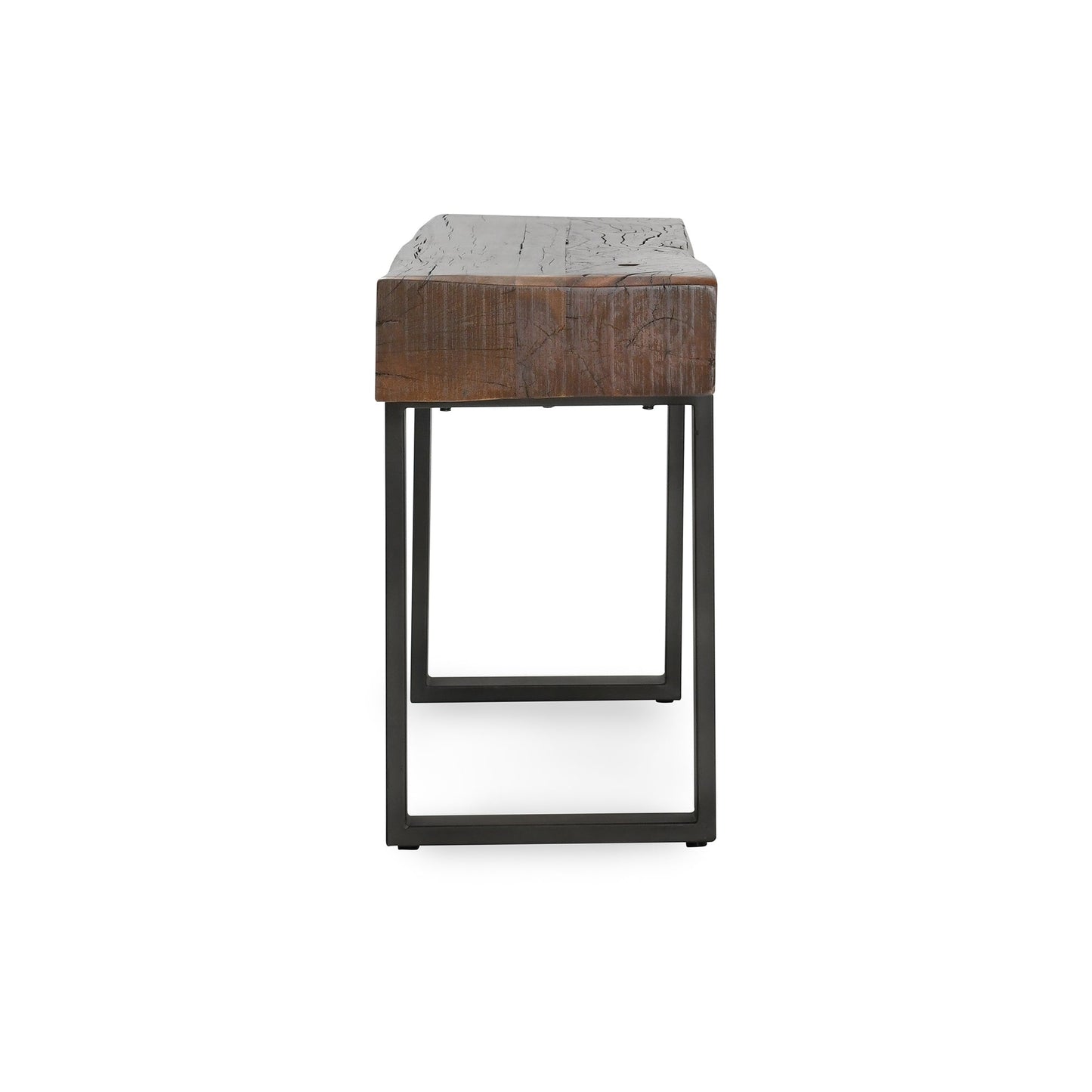 Rustic Brown Reclaimed Wood Console Table Duarte Console Table Collection