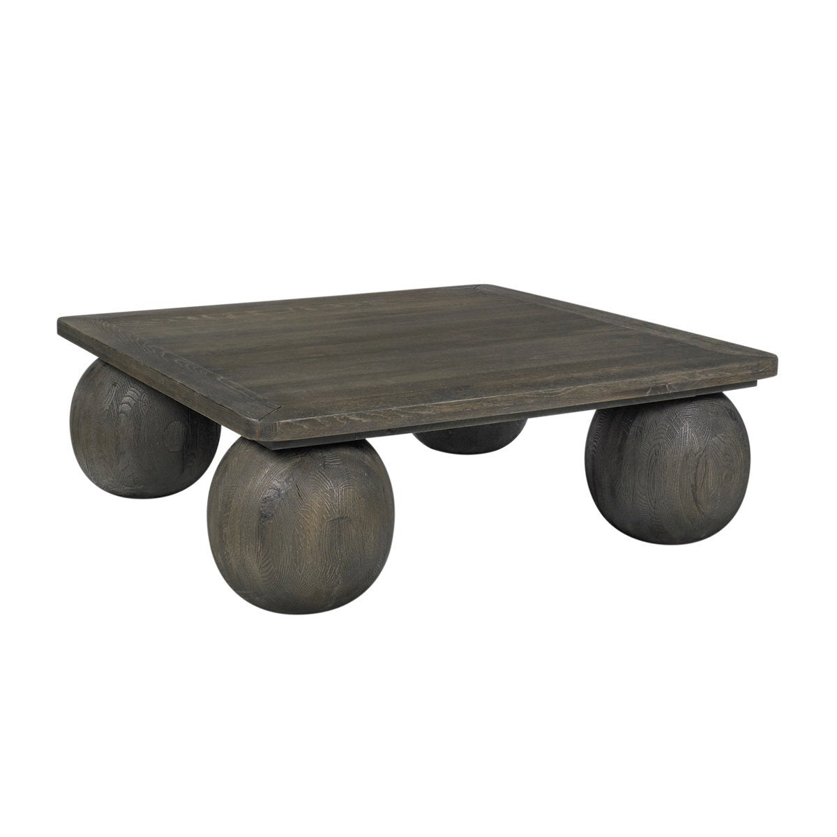 Dark Brown Oak Wood Coffee Table Redondo Coffee Table Collection