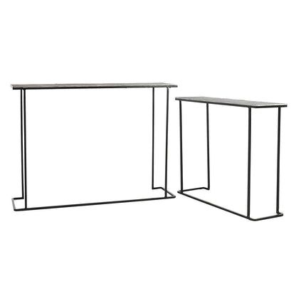 Brass Antique Aluminium Console Table Jonah Console Table Set of 2 Collection