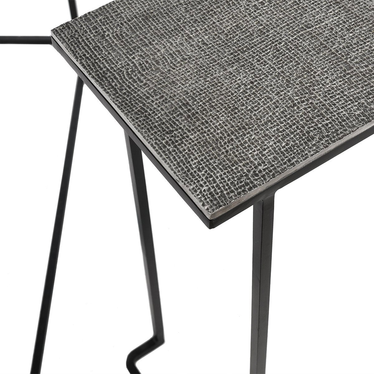 Brass Antique Aluminium Console Table Jonah Console Table Set of 2 Collection