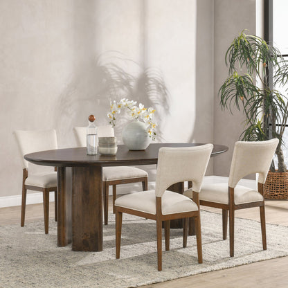 Bark Brown Mango Wood Dining Table Norwood Dining Table Collection