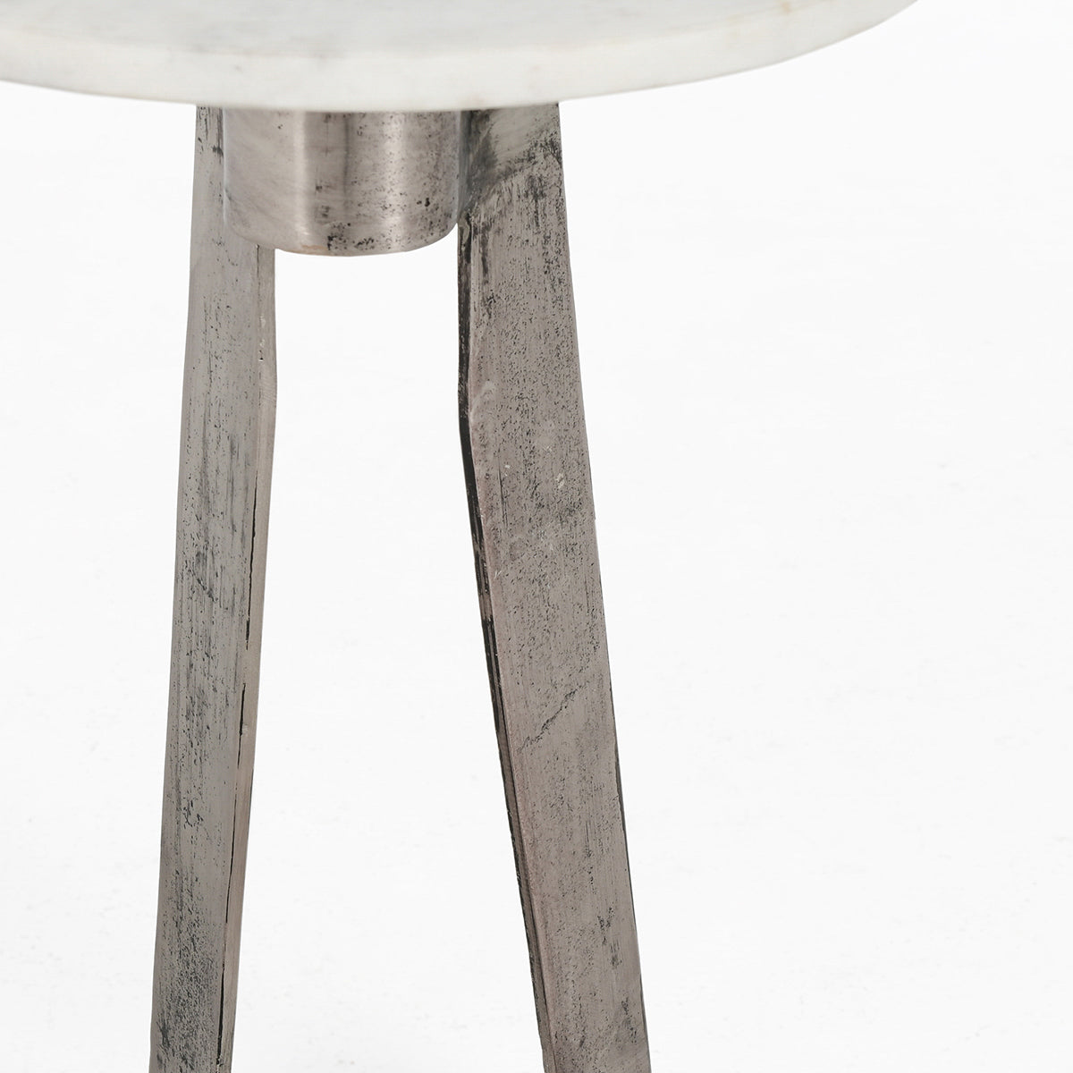 White Marble Accent & End Table Leyton Accent Table Collection