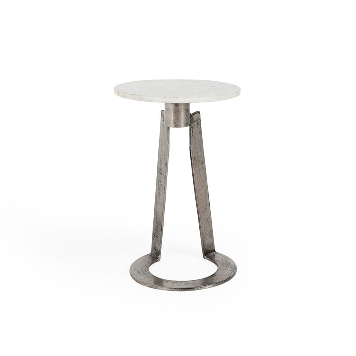 White Marble Accent & End Table Leyton Accent Table Collection