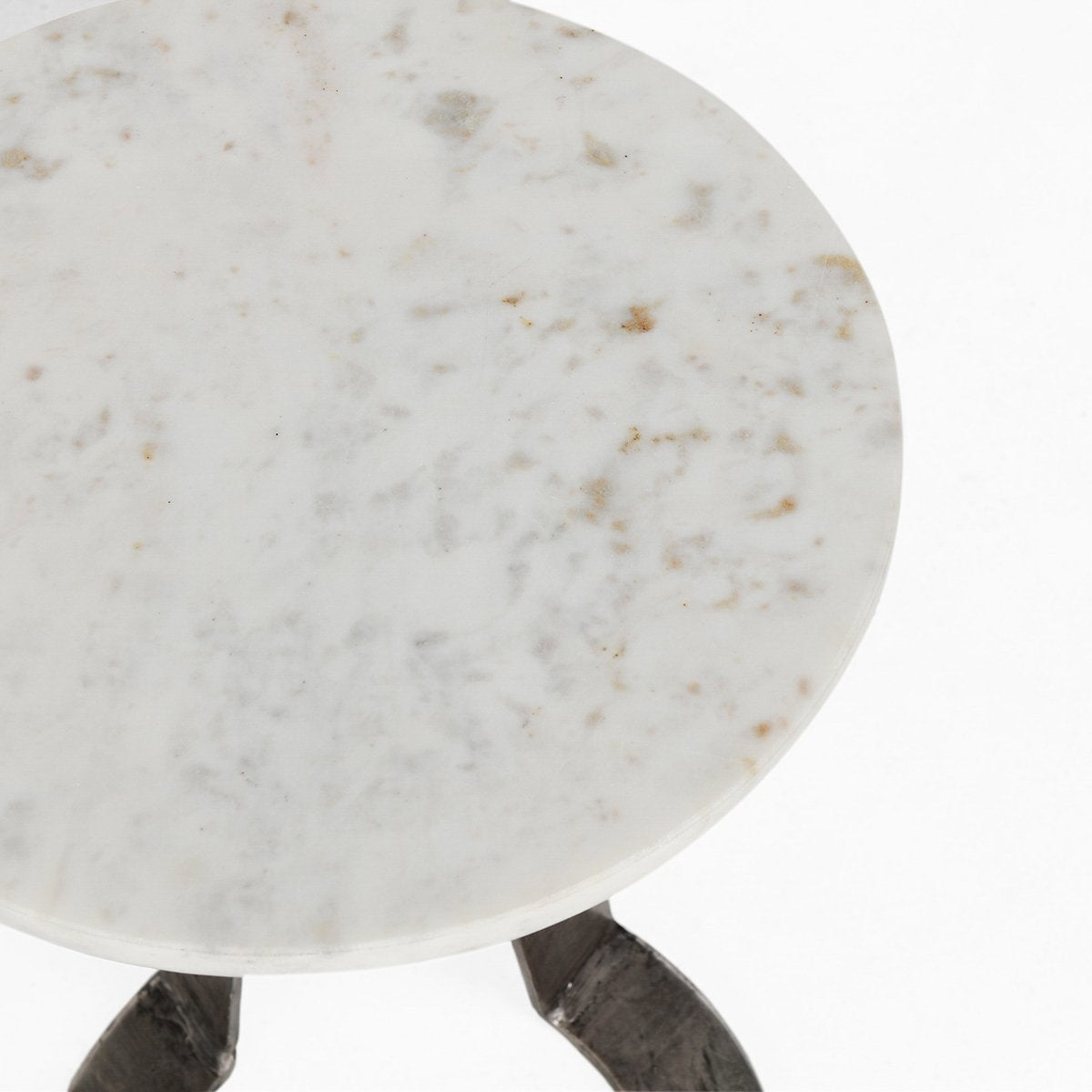 White Marble Accent & End Table Leyton Accent Table Collection