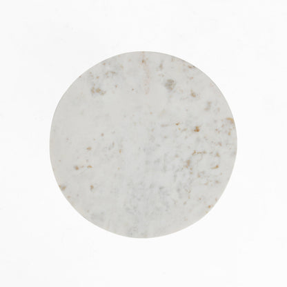 White Marble Accent & End Table Leyton Accent Table Collection