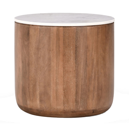 Hickory Brown Mango Wood Accent & End Table Josie End Table Collection