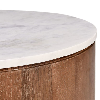 Hickory Brown Mango Wood Accent & End Table Josie End Table Collection