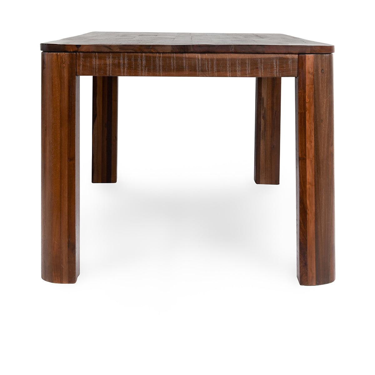 Rustic Brown Reclaimed Wood Dining Table Nemi Dining Table Collection