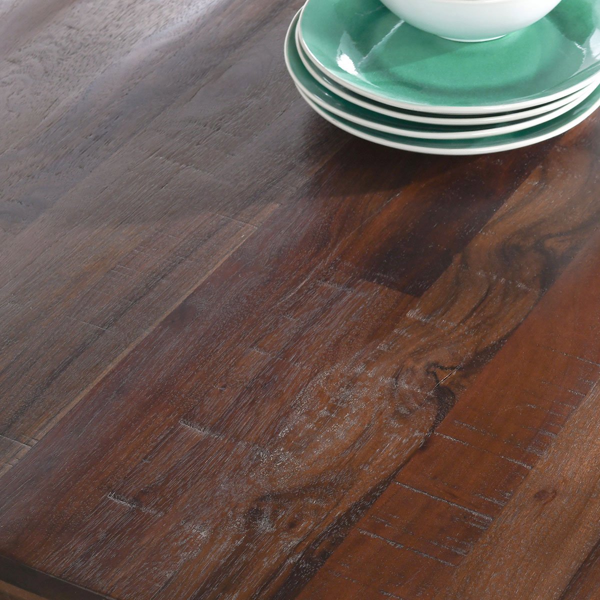 Rustic Brown Reclaimed Wood Dining Table Nemi Dining Table Collection