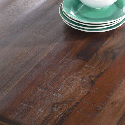Rustic Brown Reclaimed Wood Dining Table Nemi Dining Table Collection