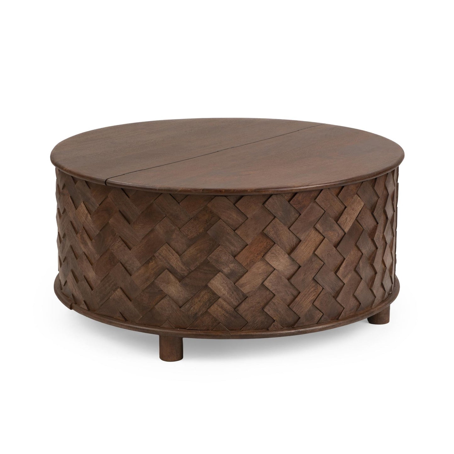 Kona Brown Mango Wood Coffee Table Shira Storage Coffee Table Collection