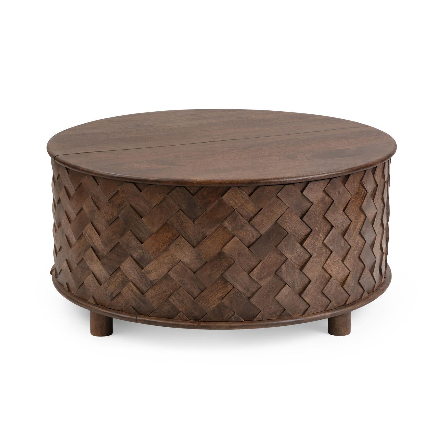 Kona Brown Mango Wood Coffee Table Shira Storage Coffee Table Collection