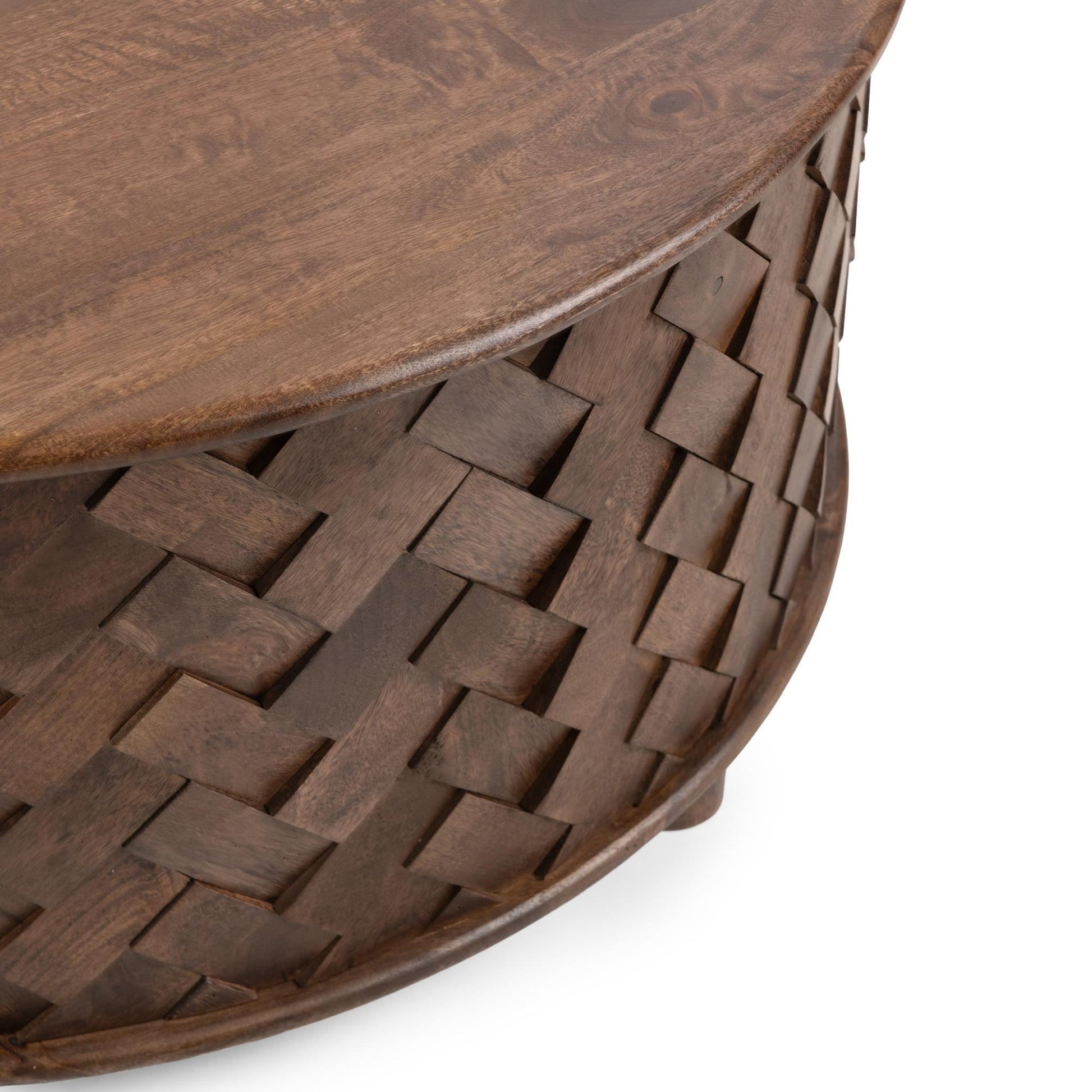 Kona Brown Mango Wood Coffee Table Shira Storage Coffee Table Collection