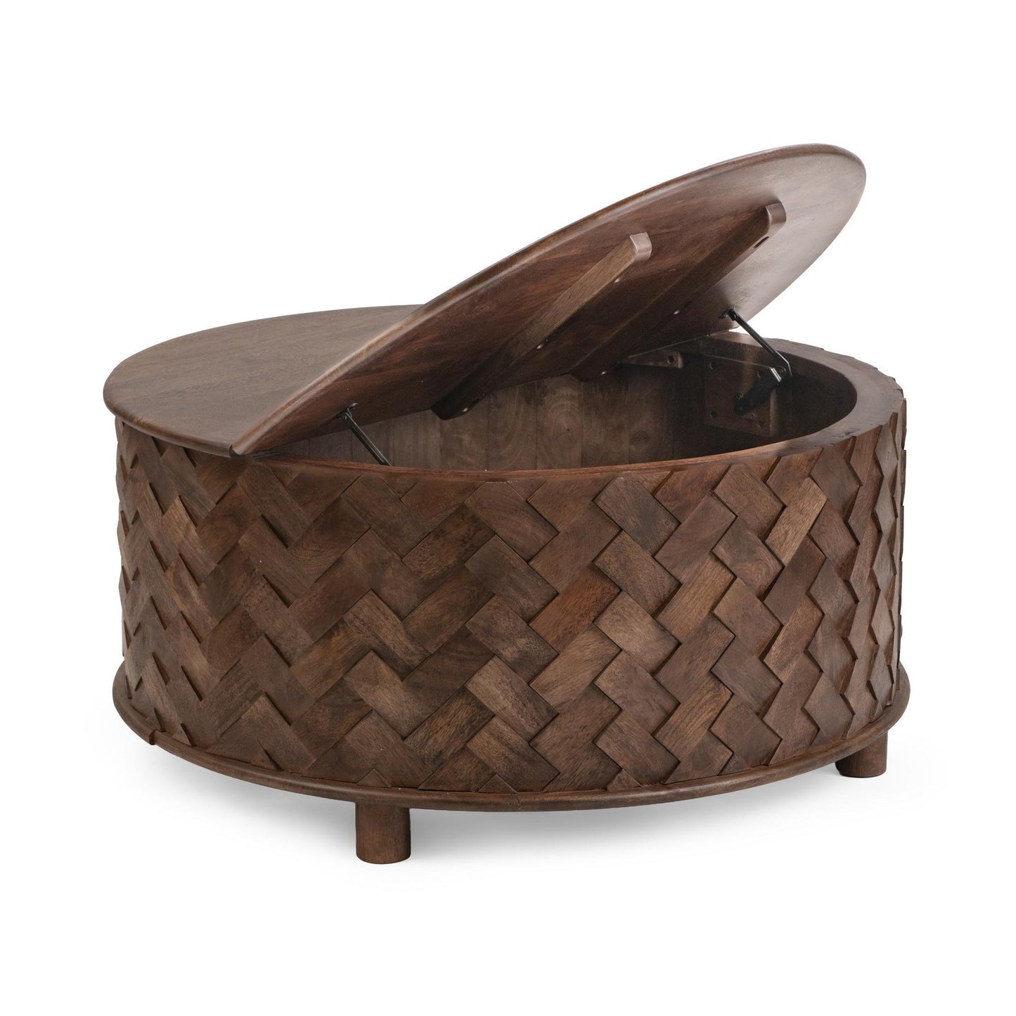 Kona Brown Mango Wood Coffee Table Shira Storage Coffee Table Collection