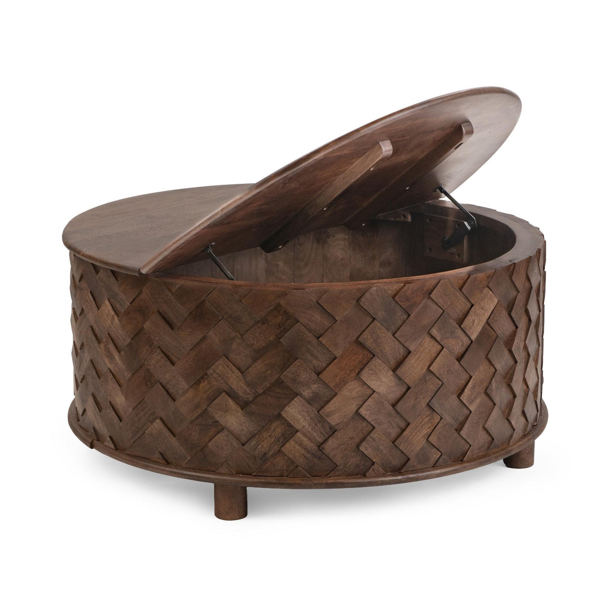 Kona Brown Mango Wood Coffee Table Shira Storage Coffee Table Collection