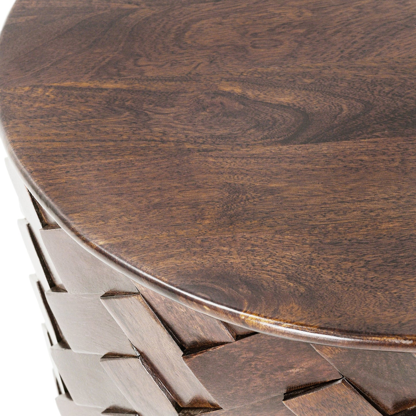 Kona Brown Mango Wood Accent & End Table Shira End Table Collection